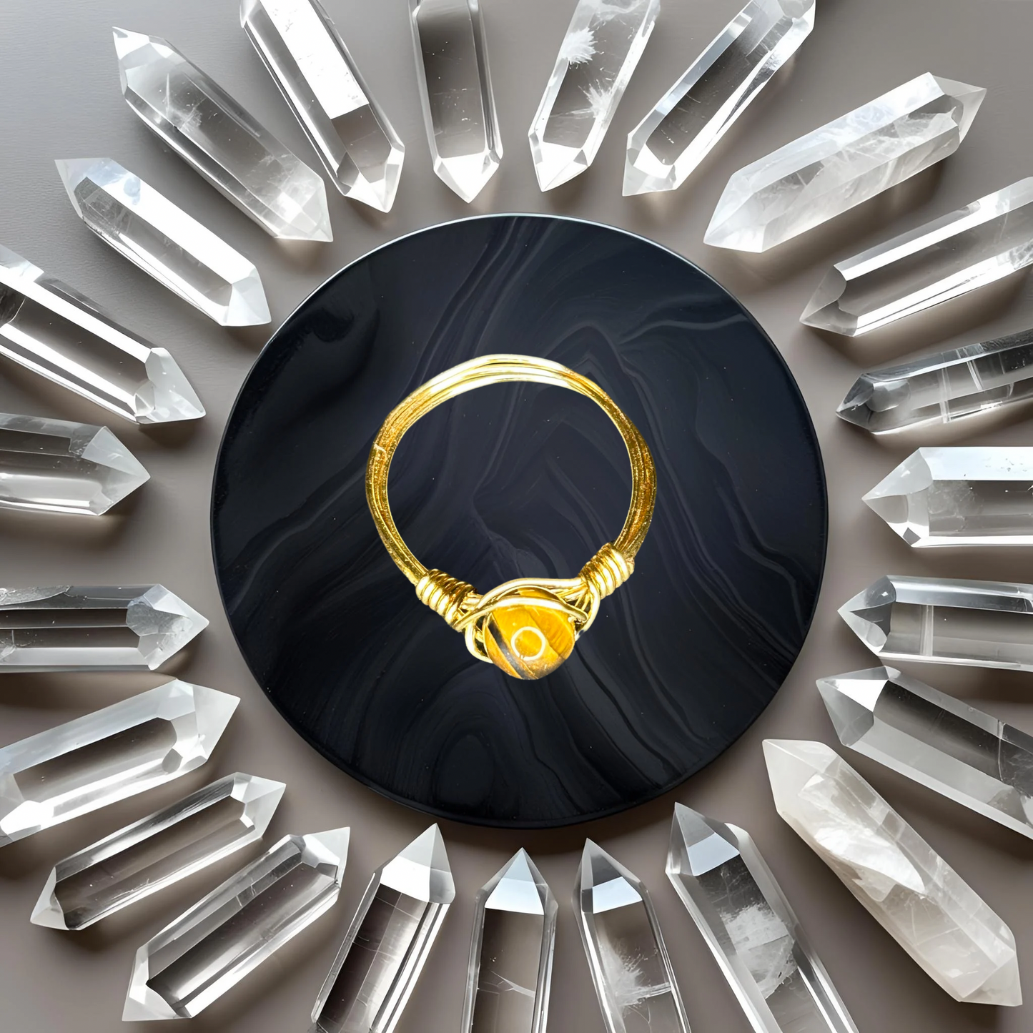 Tiger's Eye Ring - 7.5