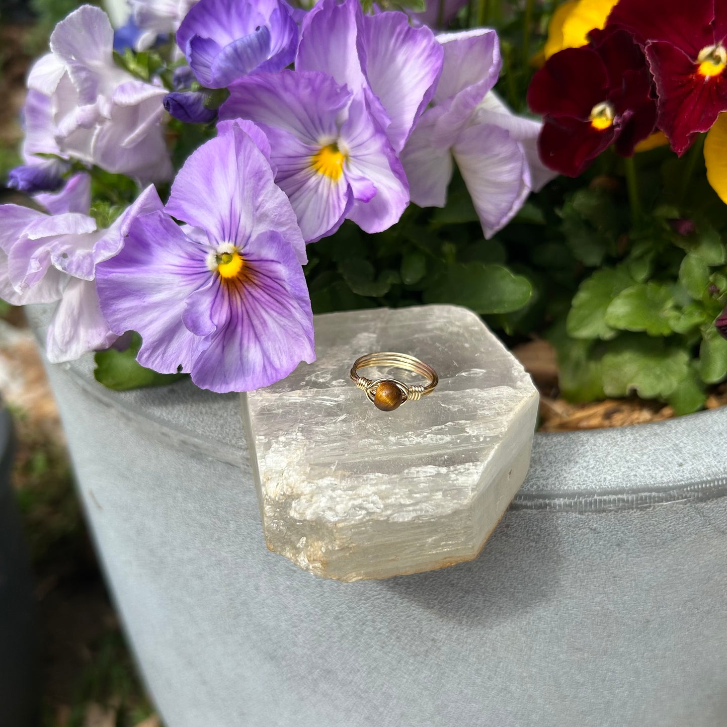 Tiger's Eye Ring - 6