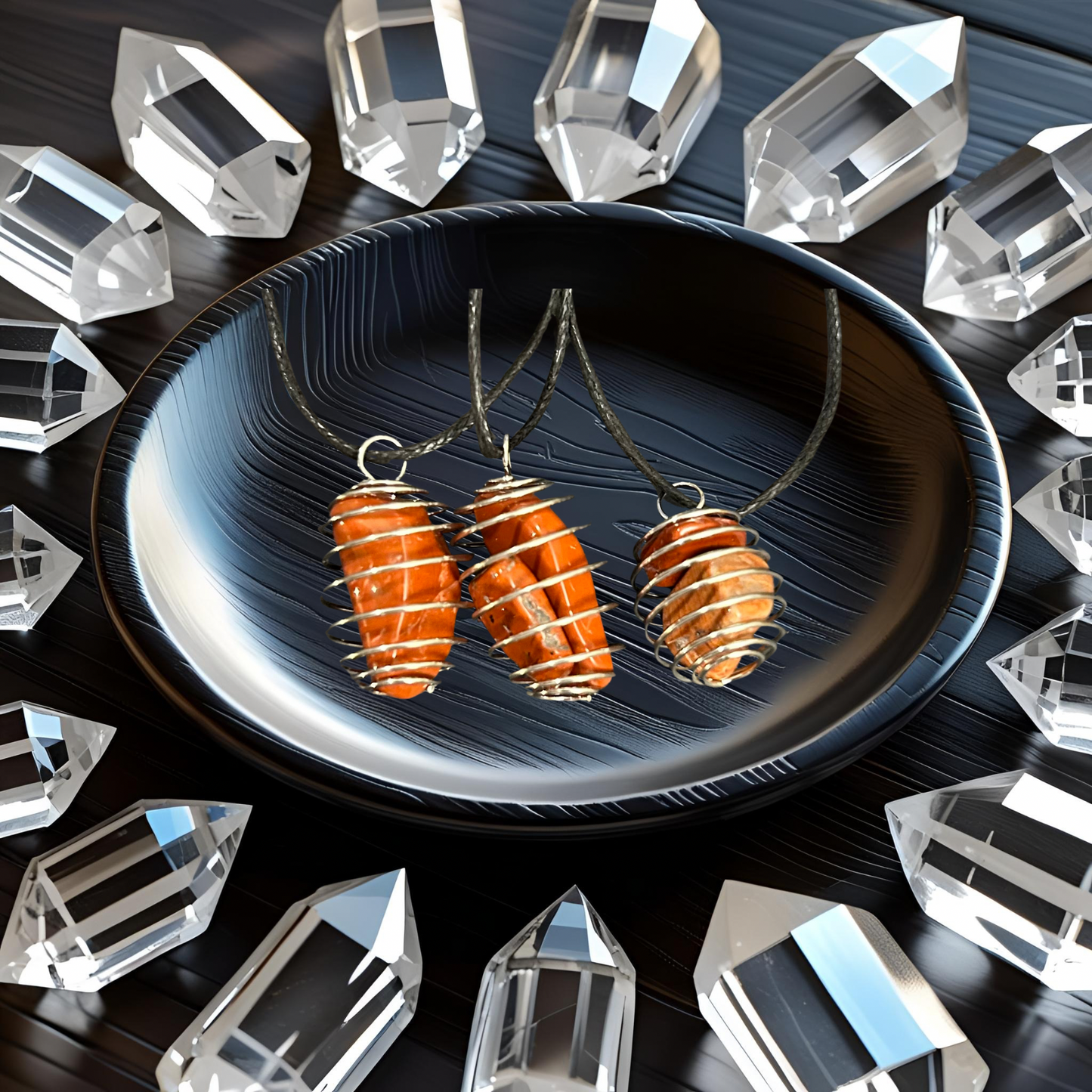 Red Jasper Stackable Necklace