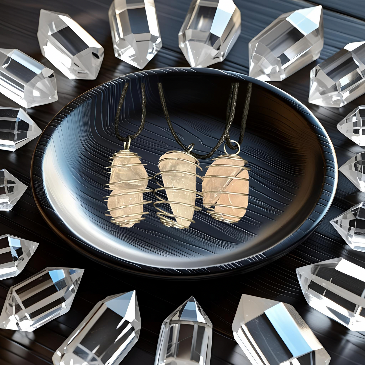 Rose Quartz Stackable Necklace