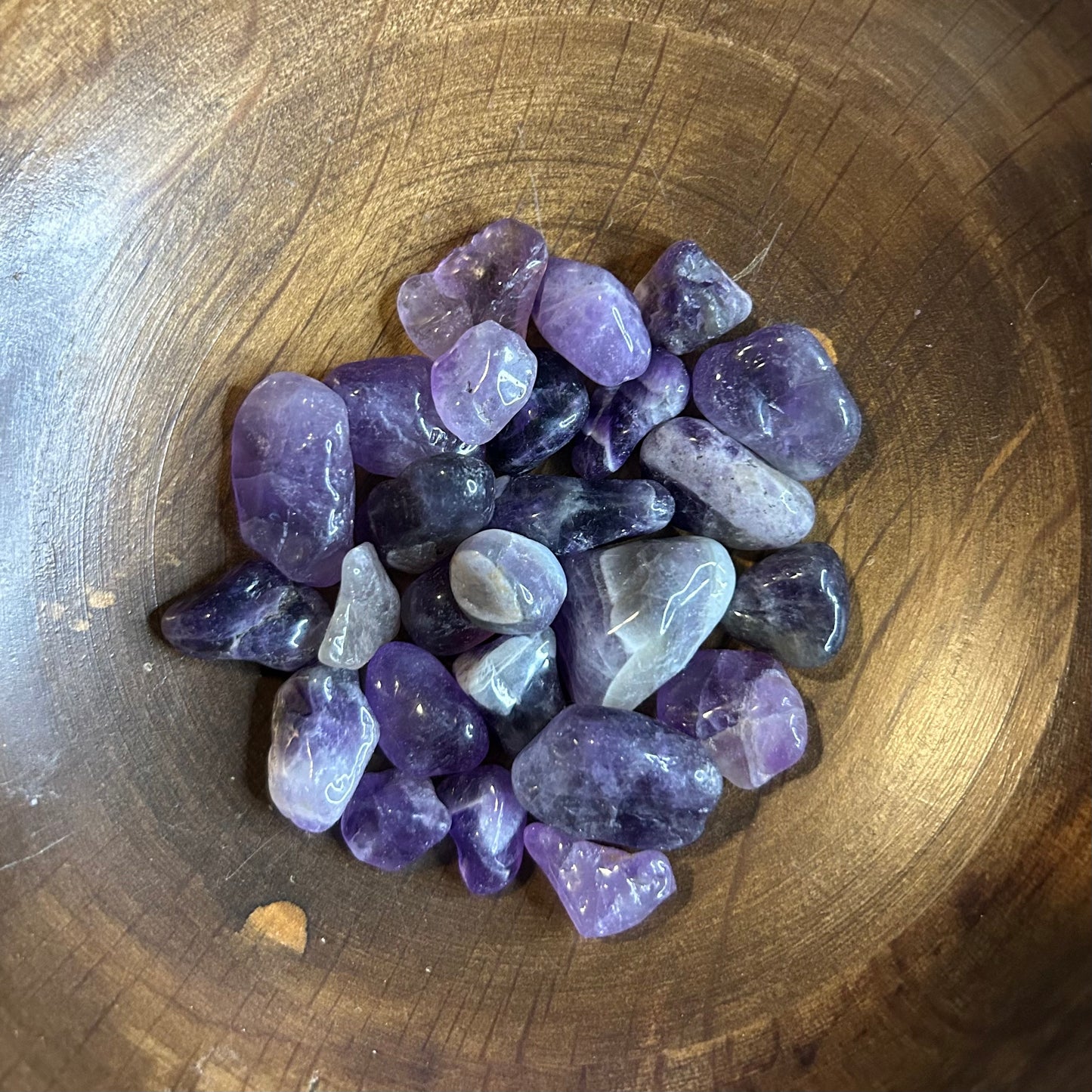 Tumbled Amethyst Pouch