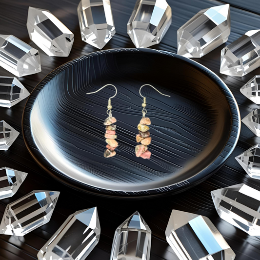 Rhodonite Earrings