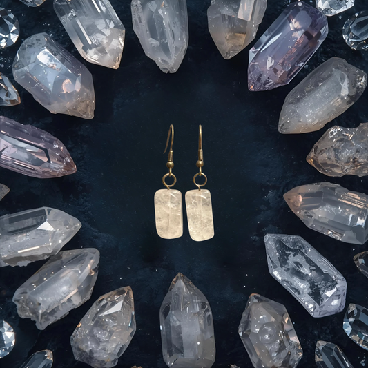 Clear Quartz Earrings