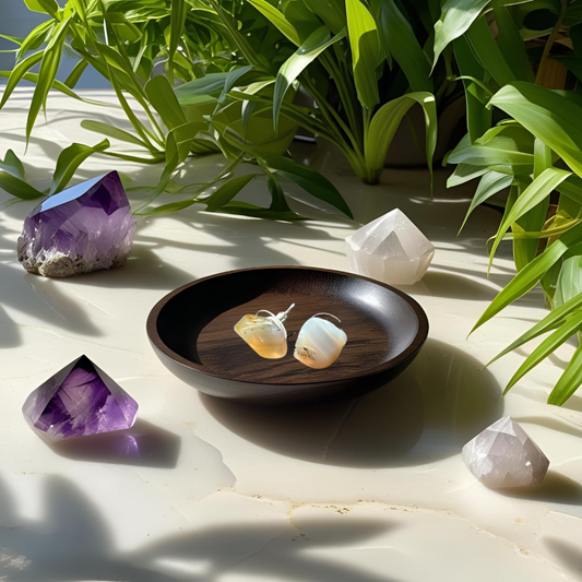 Botswana Agate Stud Earrings