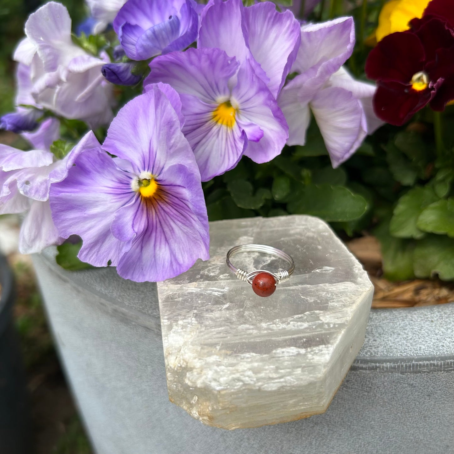 Red Jasper Ring - 9
