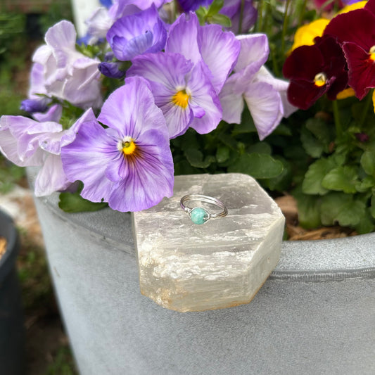 Amazonite Ring - 7.5