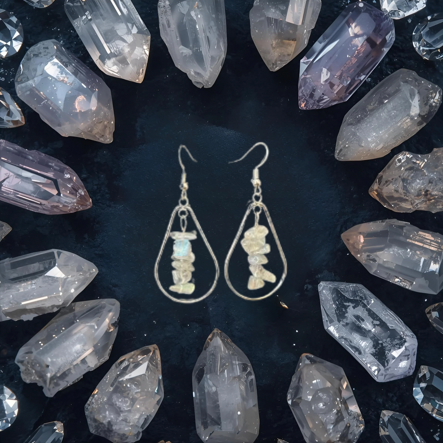 Labradorite Earrings