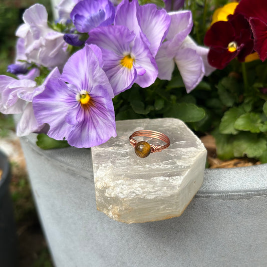 Tiger's Eye Ring - 9.5
