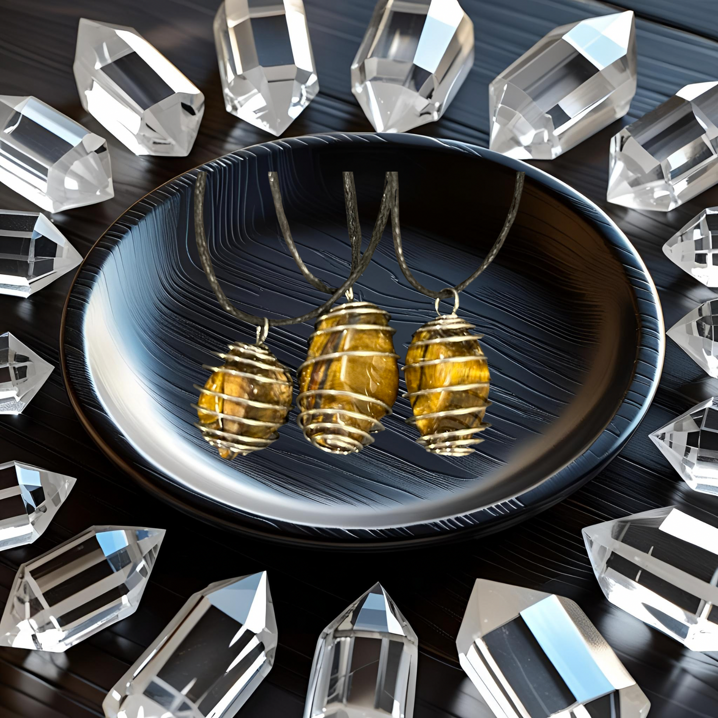 Tiger's Eye Stackable Necklace