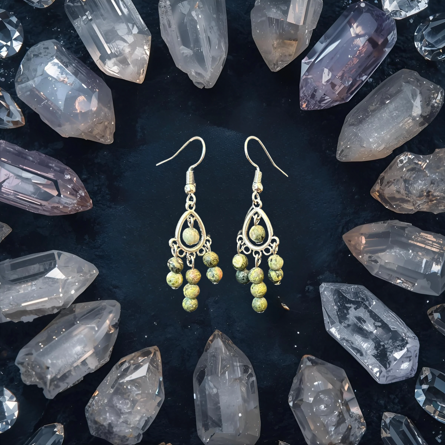 Unakite Earrings