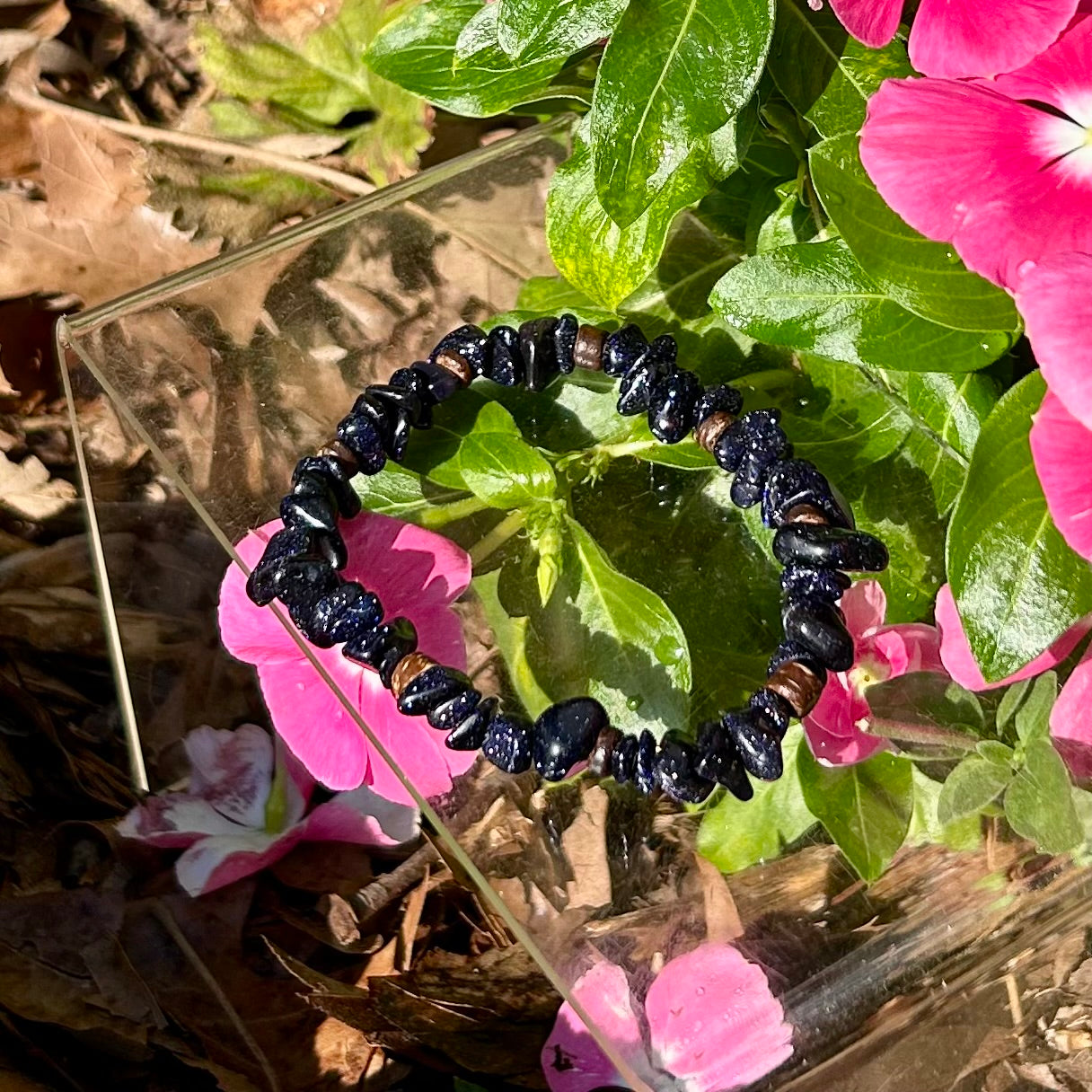 Blue Goldstone Bracelet
