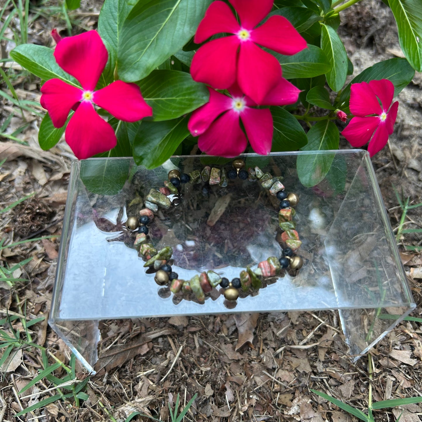 Unakite Spirit Bell Bracelet