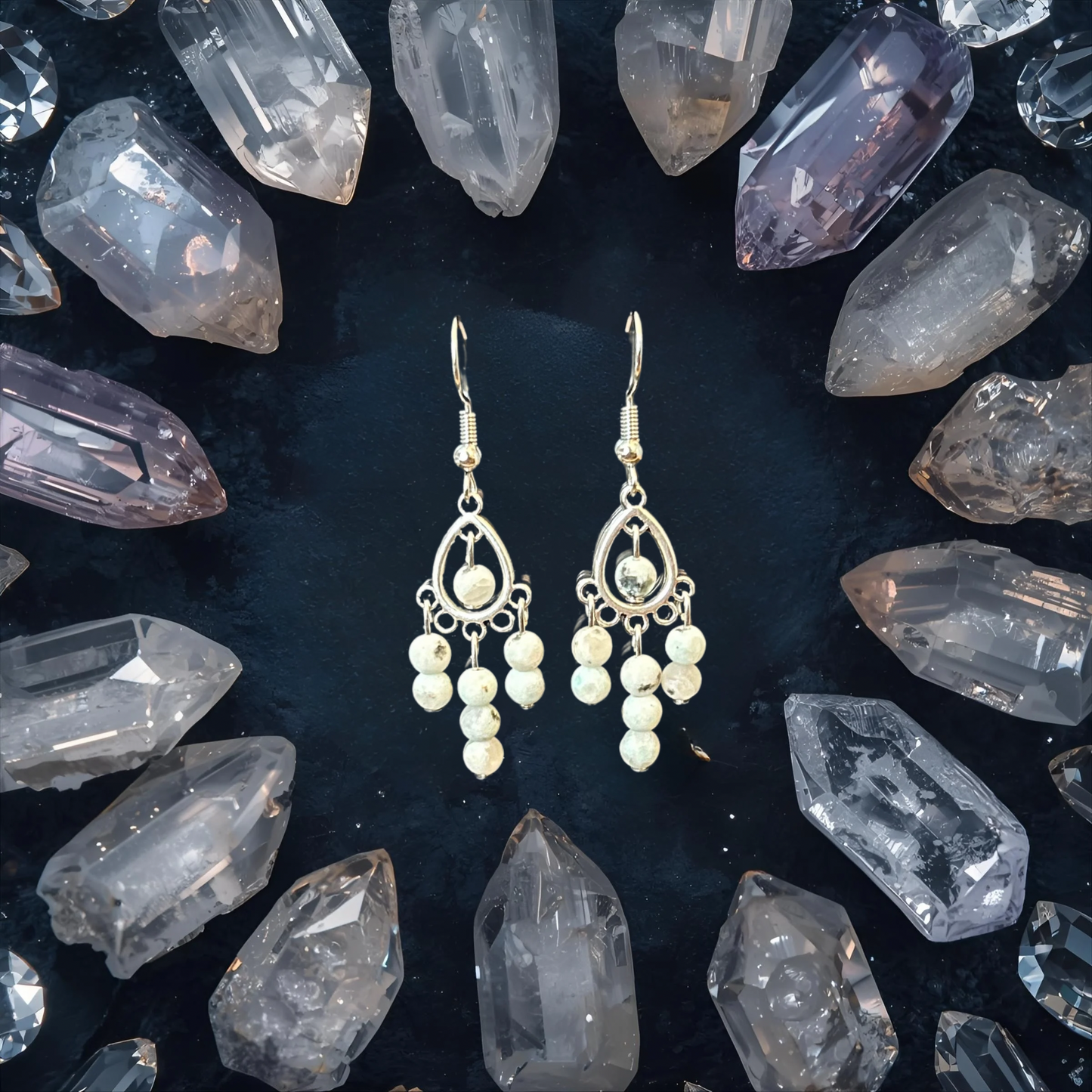 Kiwi Jasper Earrings