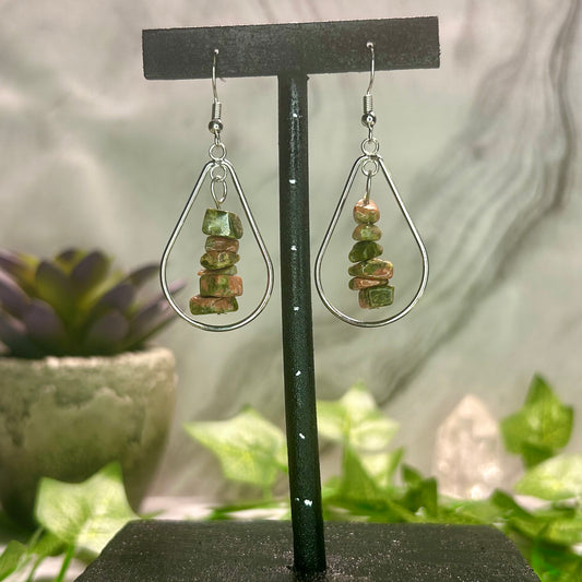Unakite Earrings