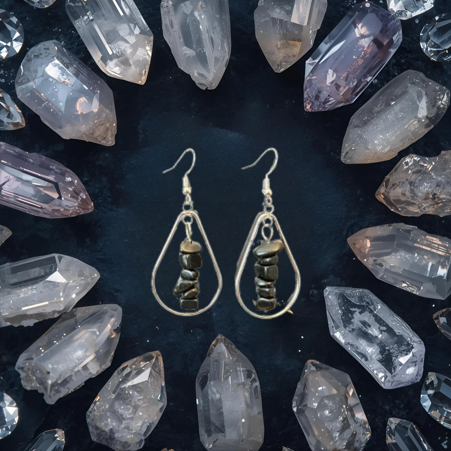 Black Tourmaline Earrings