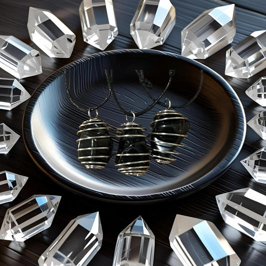 Black Obsidian Stackable Necklace