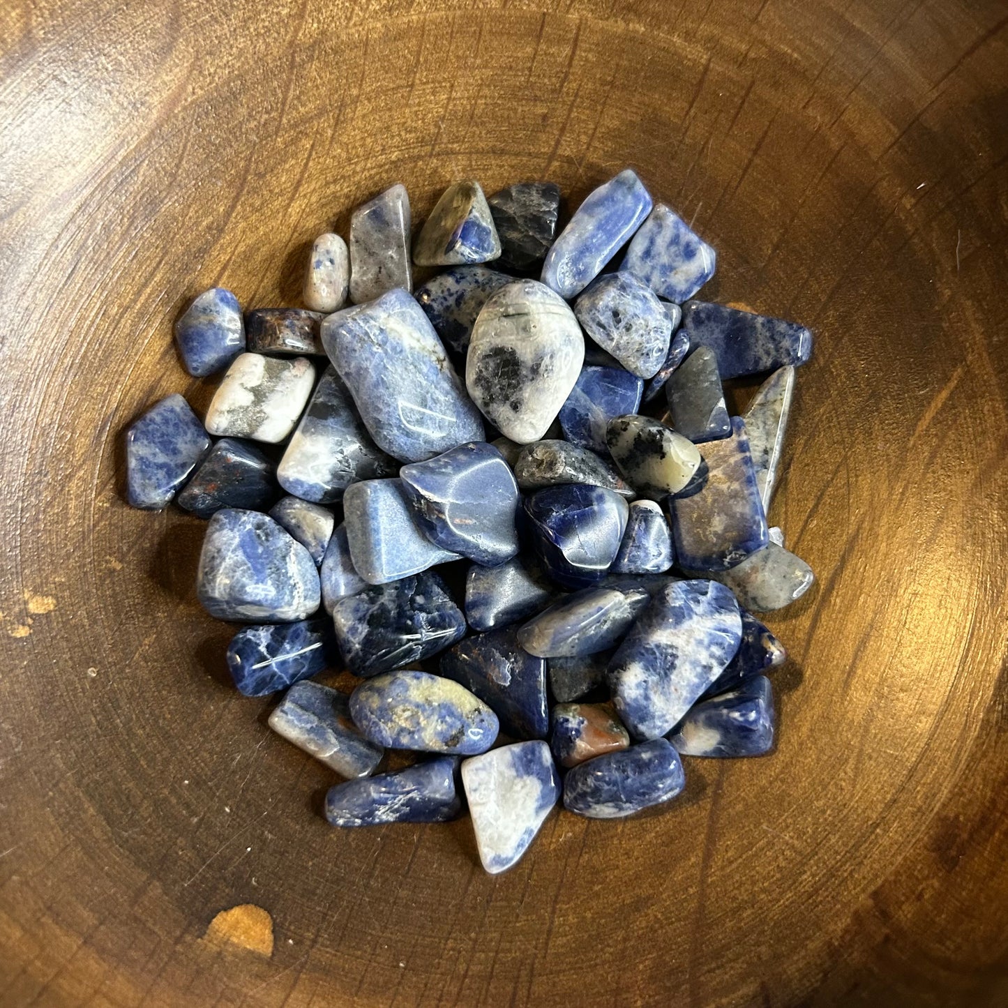 Tumbled Sodalite Pouch