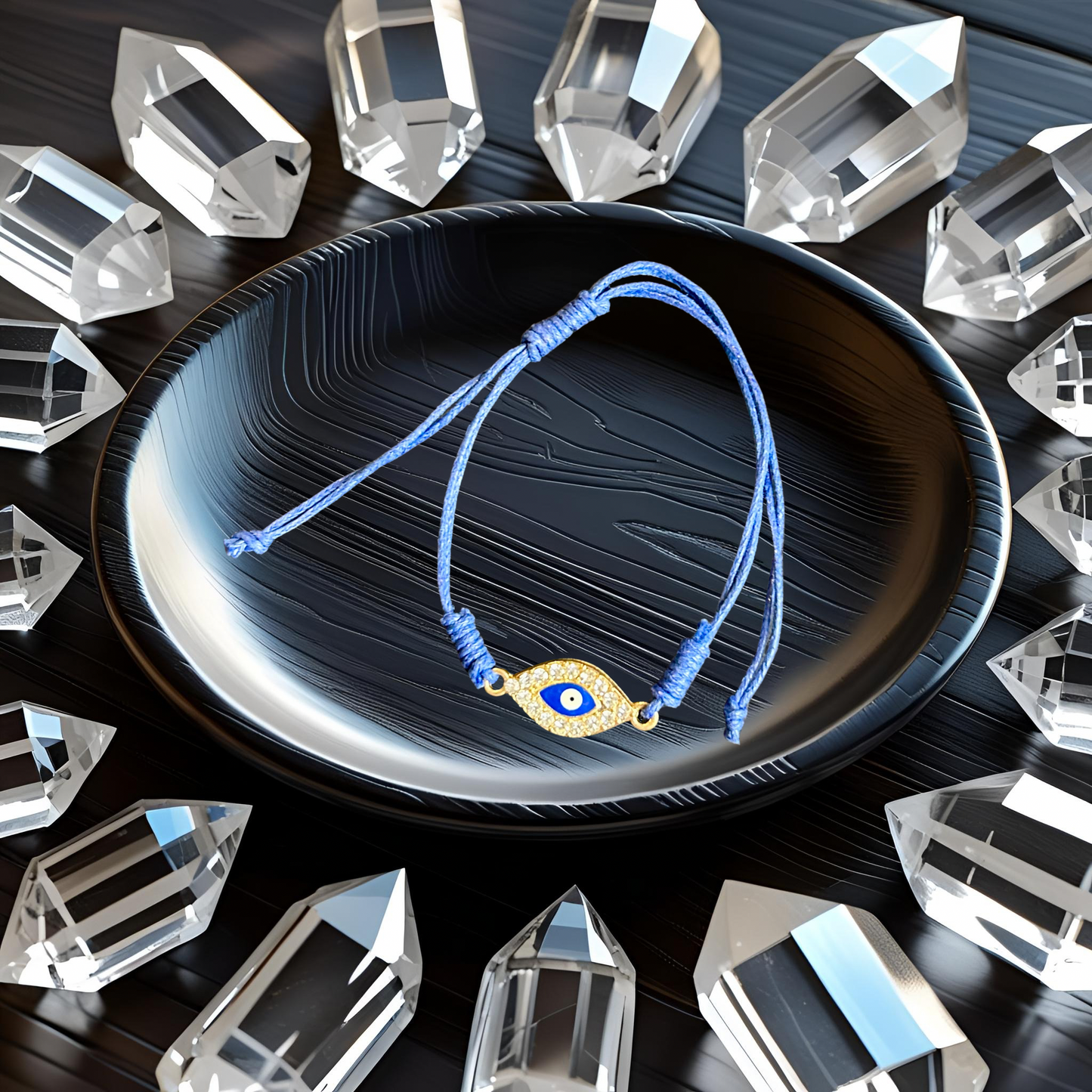 Evil Eye Bracelets - Butterfly & Eye - Adjustable