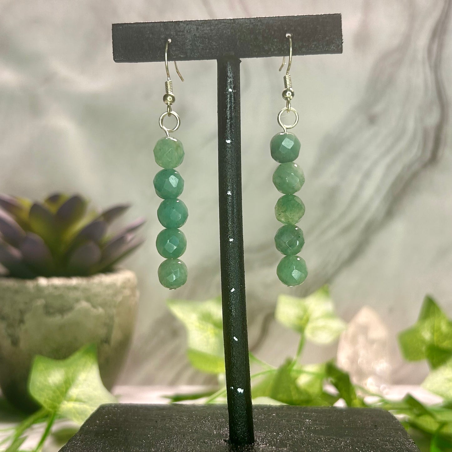 Green Aventurine Earrings