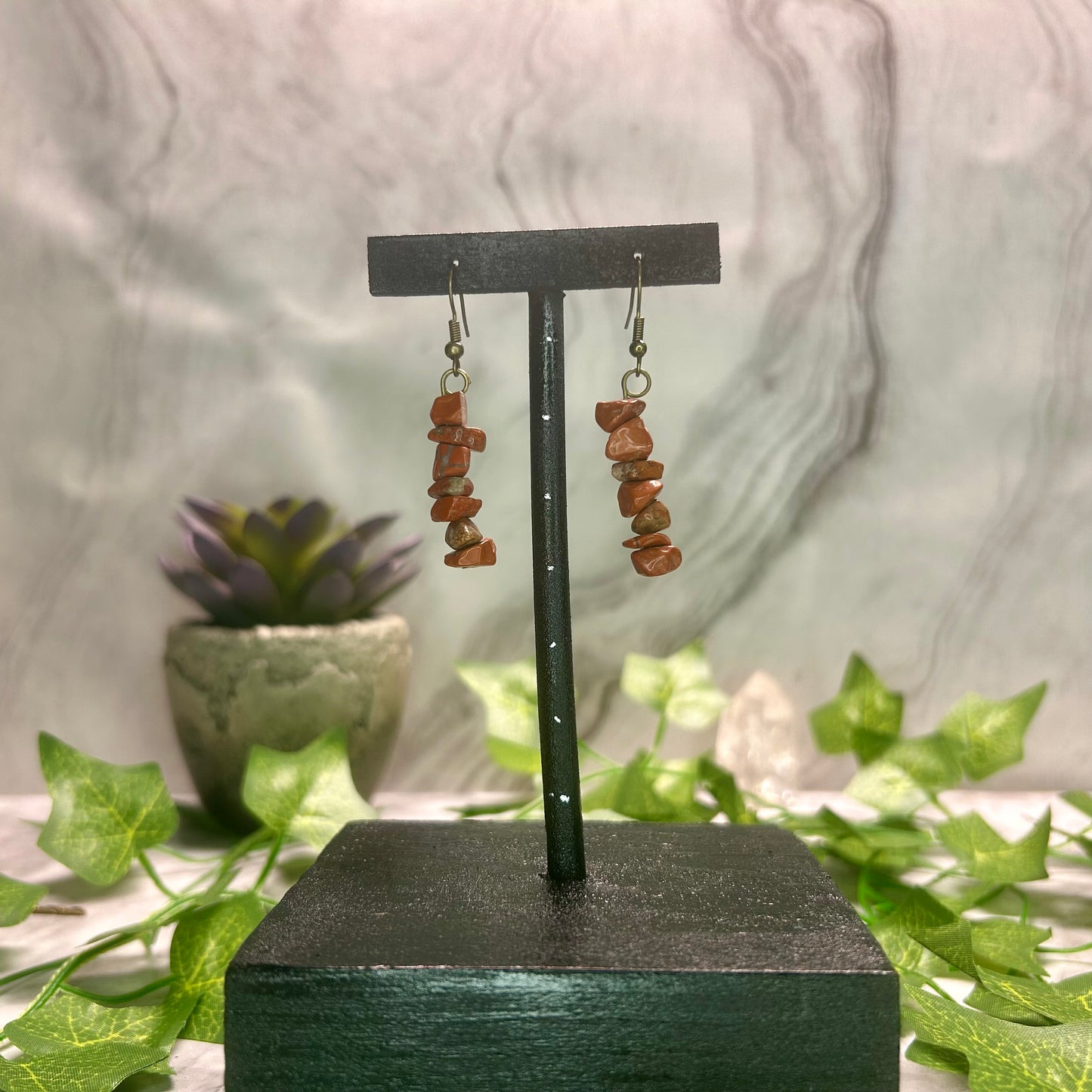 Red Jasper Earrings