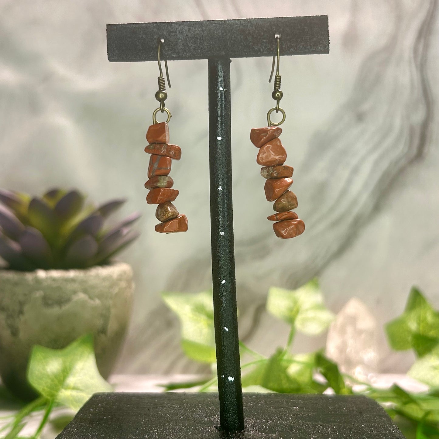 Red Jasper Earrings