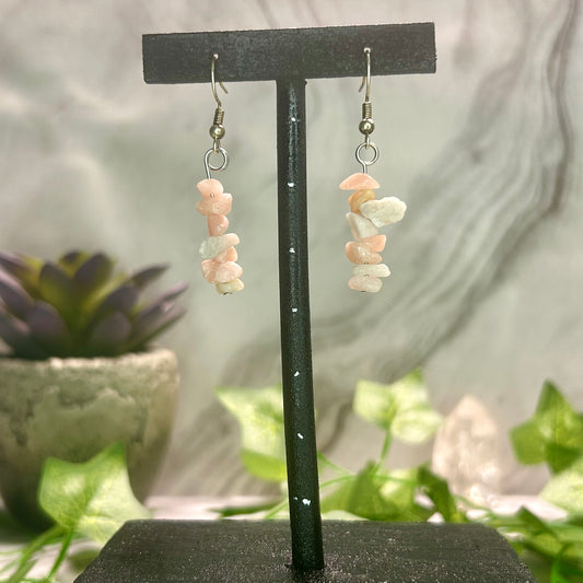 Pink Opal Earrings