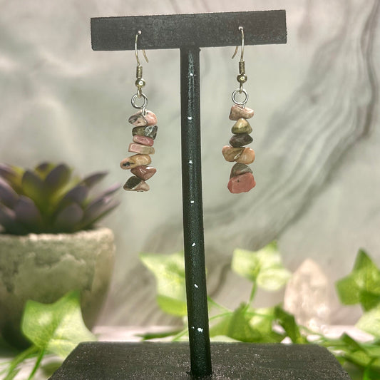 Rhodonite Earrings