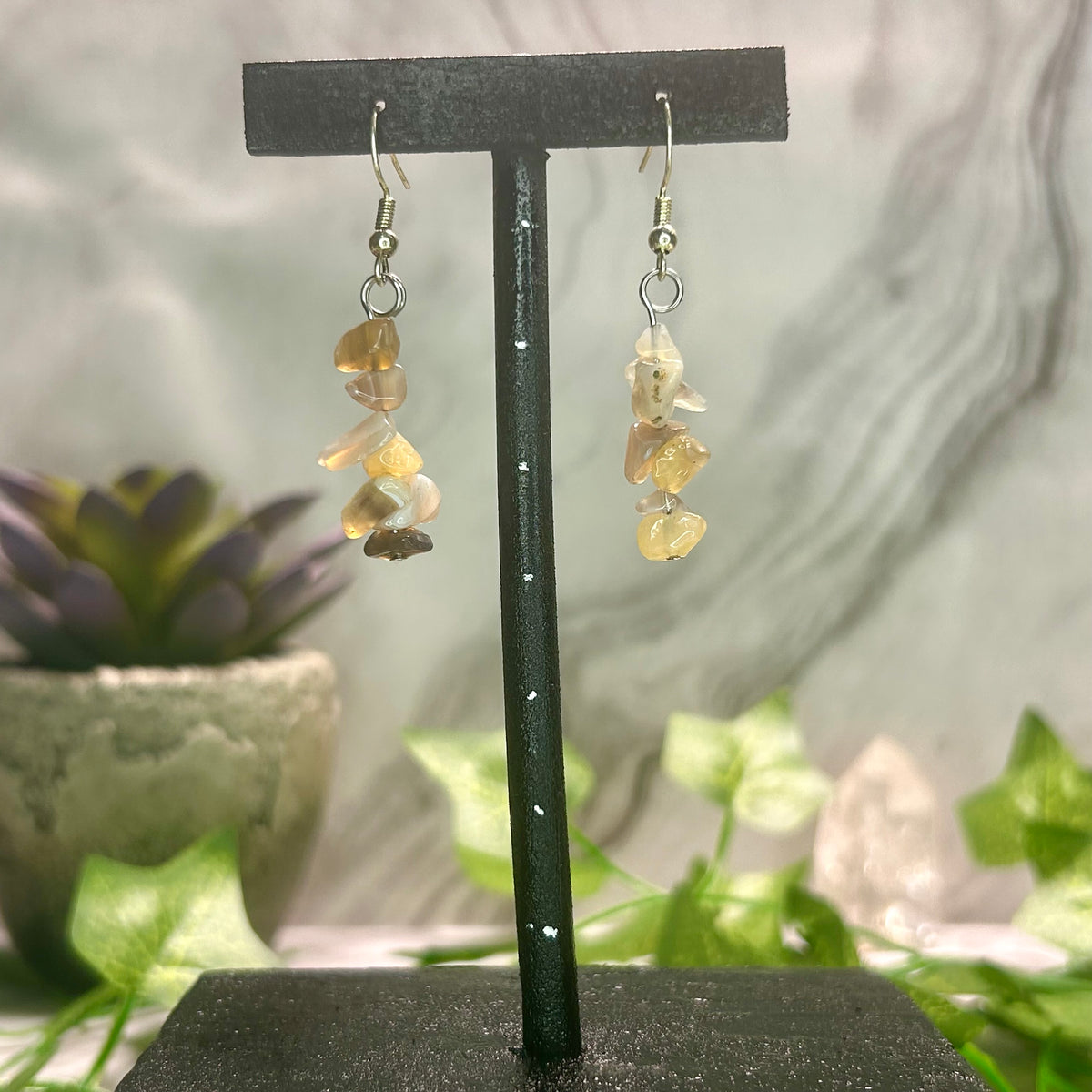Botswana Agate Earrings