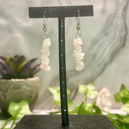 Rose Quartz Earrings